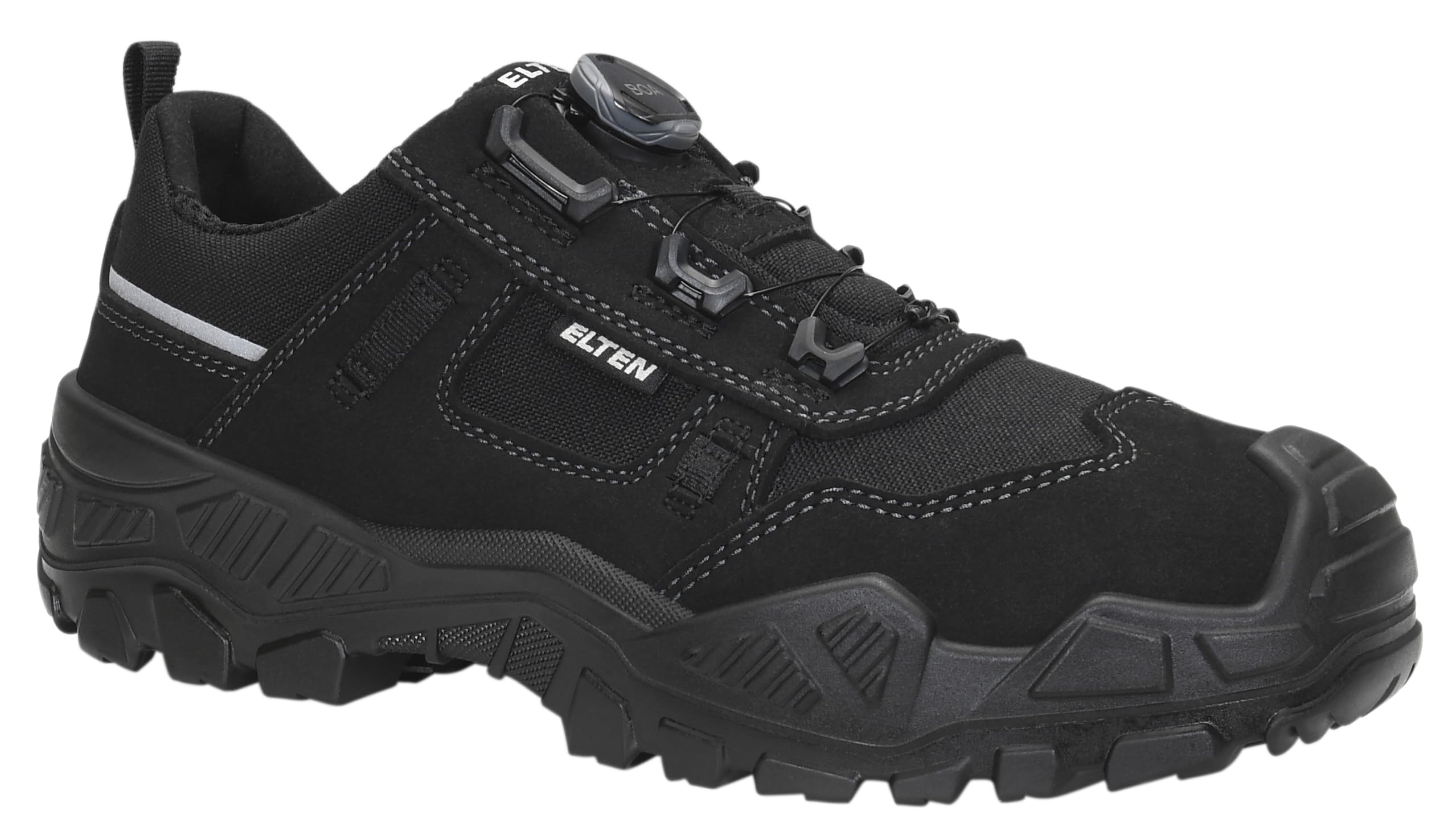ELTEN Unisex Mike Boa® Black Low ESD S3sSicherheitsstiefel