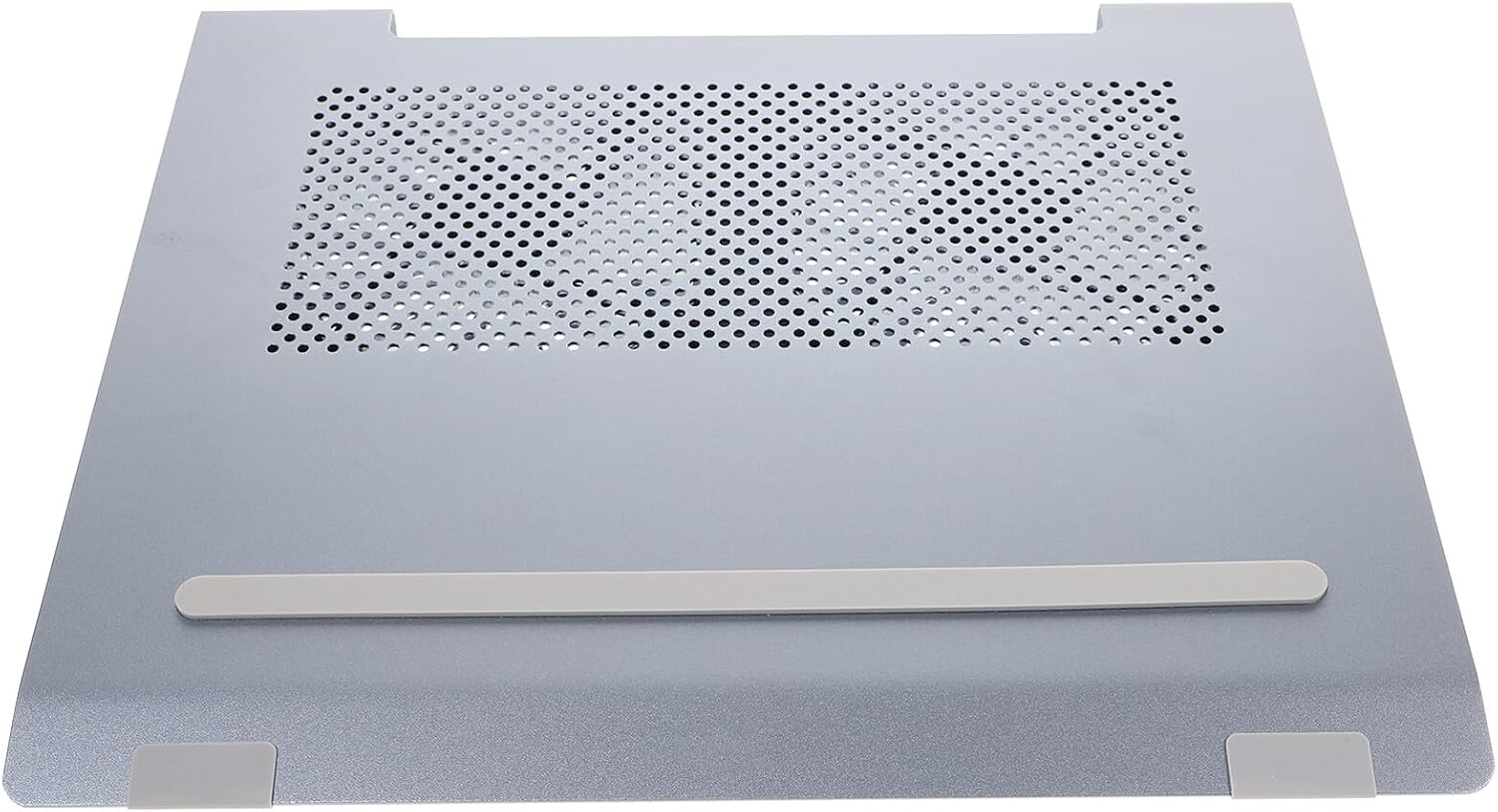 Kichvoe Aluminum Alloy Laptop Cooling Pad and Ventilated Stand with USB Fan Cooler for Notebooks to 17.3 Inch, Elevated Cooling Base for Gaming and Office Use, Gray