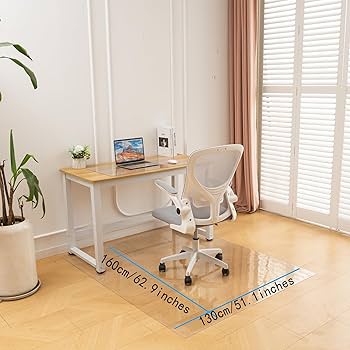Amazon.co.jp: Bloomlover チェアマット 透明 130×160cm 床保護