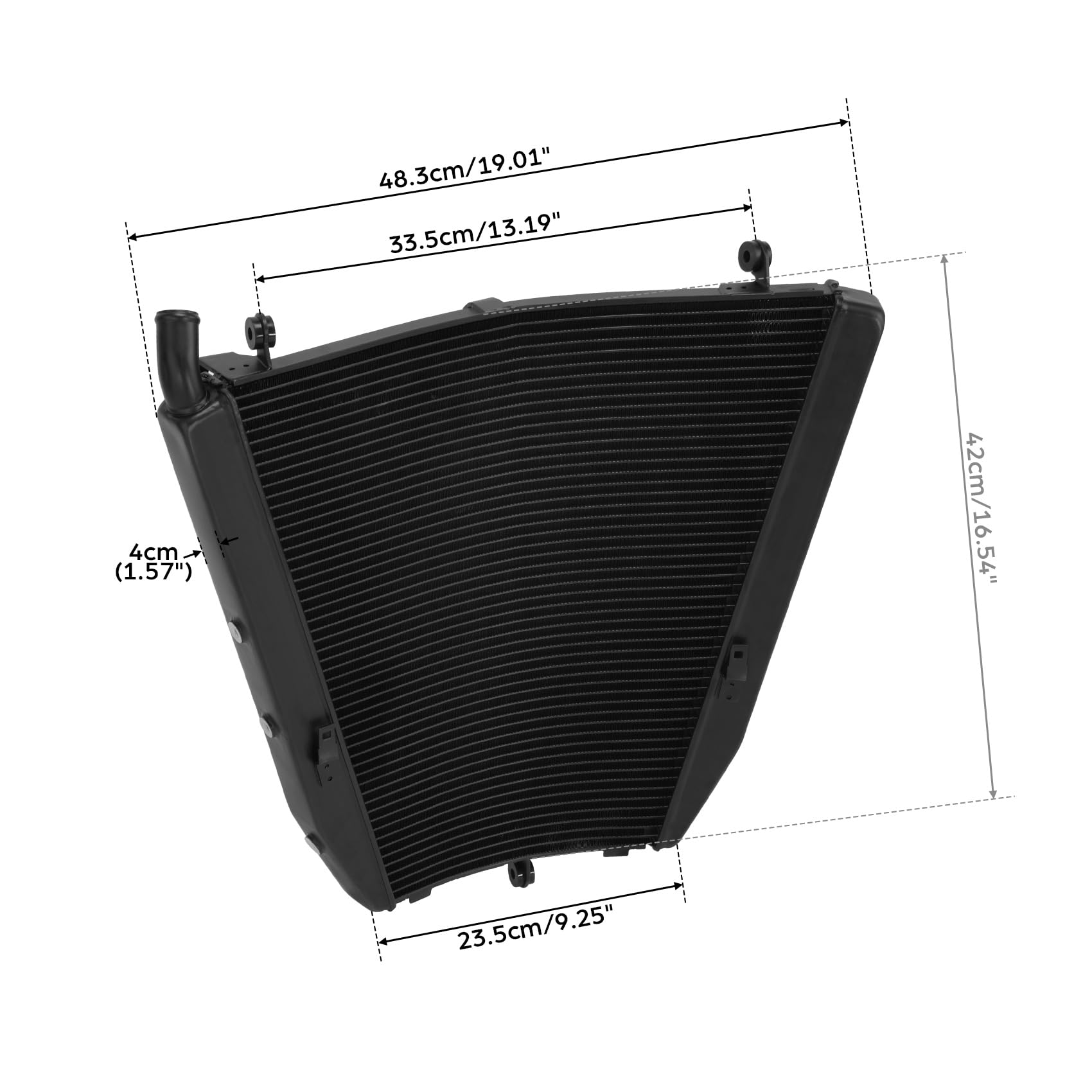 Amazon | HUILI-JPHOME 社外品 ブラック バイク アルミ製