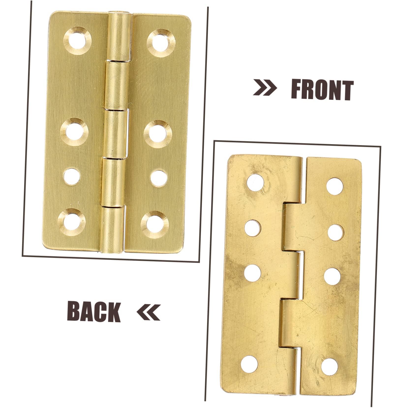KICHOUSE 6pcs Piano Hinges for Jewelry Box Cabinet Doors Heavy Duty Continuous Hinges (no Screws Included)