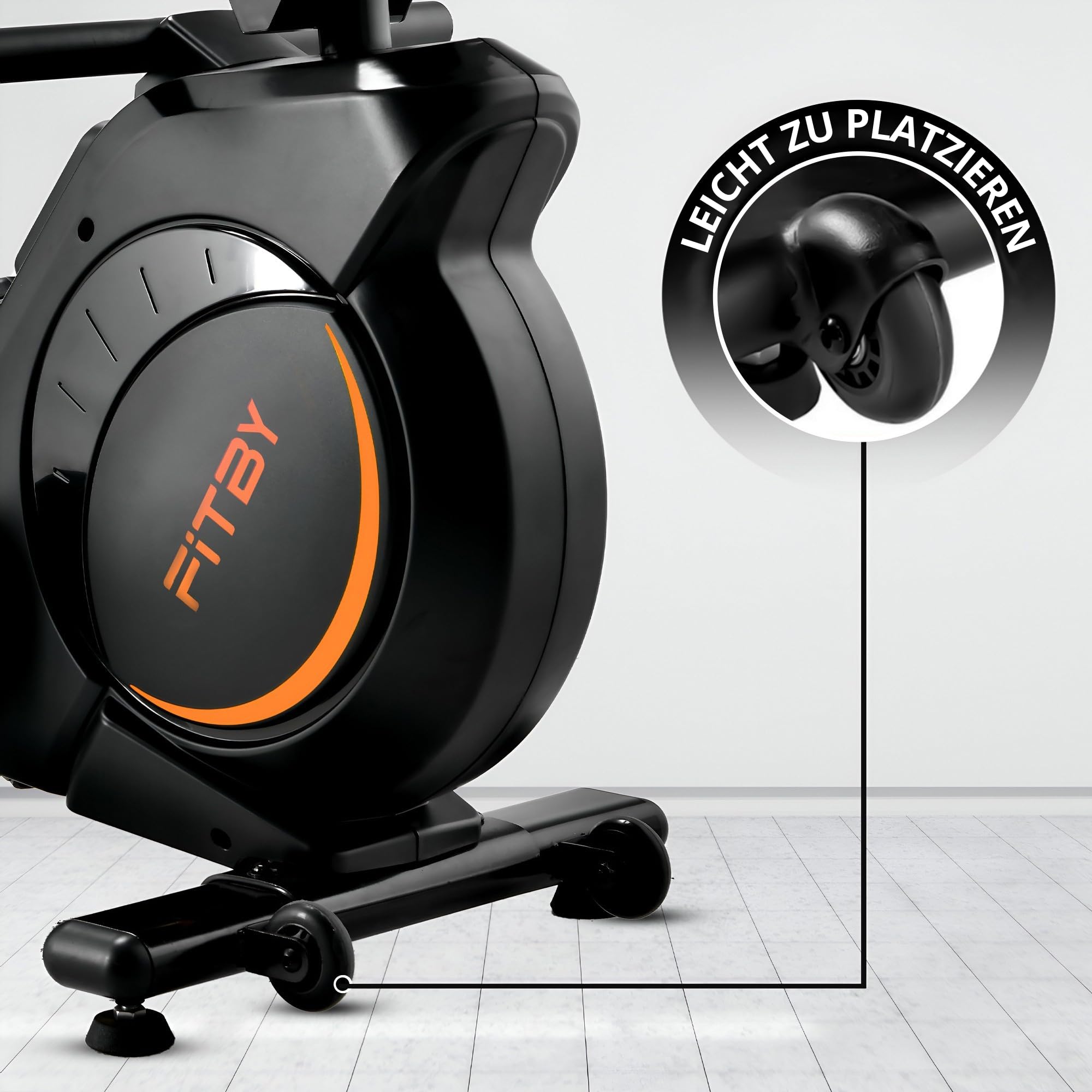 Magnet-Rudergerät Für Das Heim-Fitnessstudio – Klappbares Trainingsgerät Mit 350-Pfund-Belastbarkeit Und LCD-Monitor | 16 Einstellbare Stufen Für Cardio-Training – Schwarz