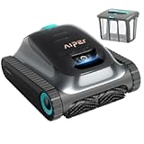 Aiper Scuba S1 Cordless Robotic Pool Cleaner&comma; Wall & Waterline & Floor Cleaning&comma; WavePath 2&period;0 Smart Navigation&comma; 4 Cleaning Modes&comma; for Pools up to 1600 sq&period;ft&comma; with 180-micron Filter Basket &lpar;Renewed&rpar;