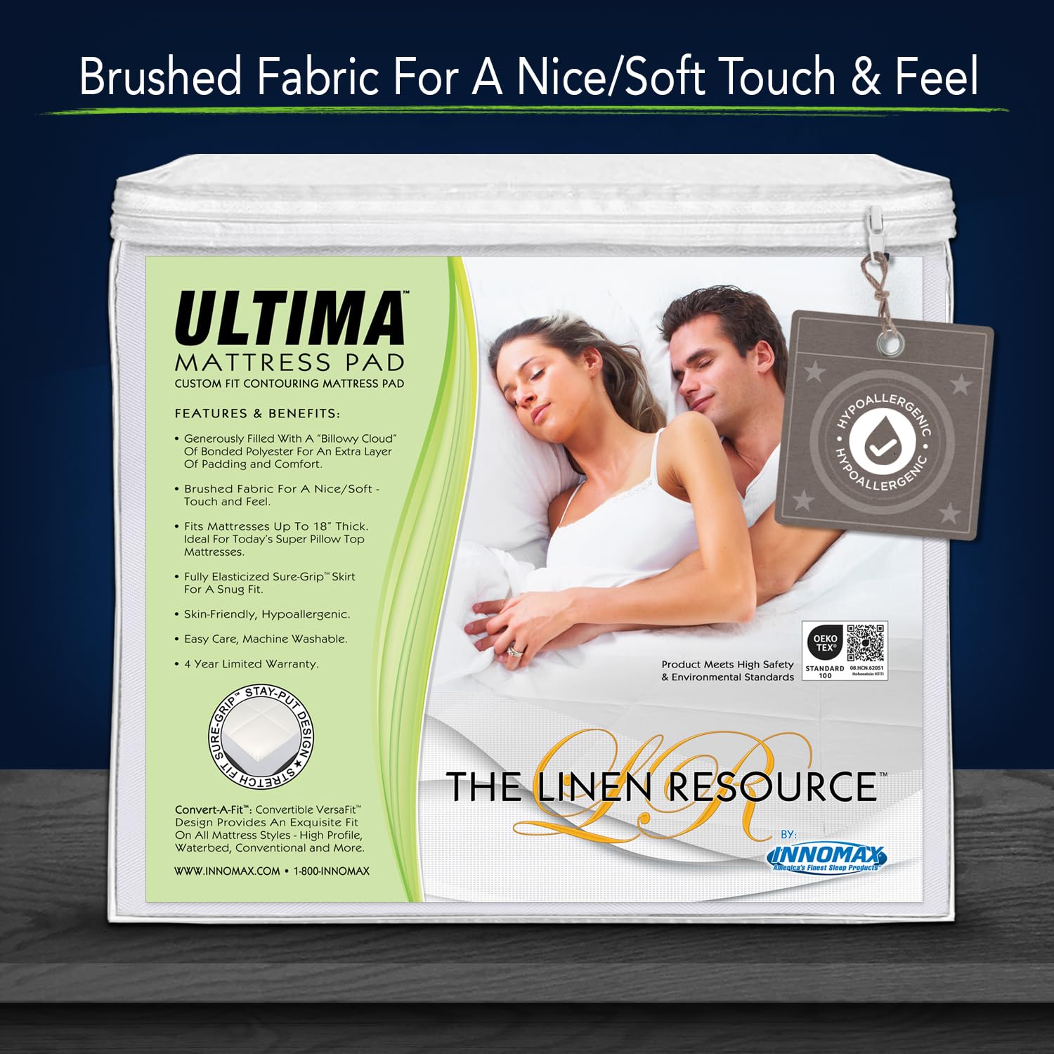 Ultima Custom Fit Contouring Mattress Pad - Twinxl/Twin