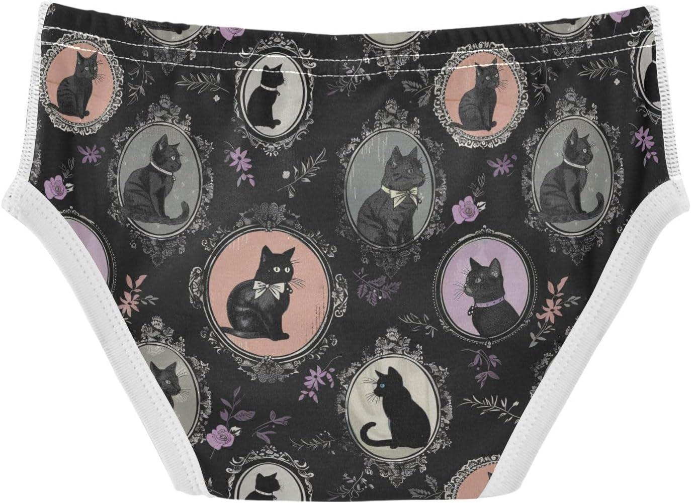 visesunny Boys Training Underwear Flower Cat Frame Breathe Cotton Potty Briefs Size 2T-8Y for Toddler