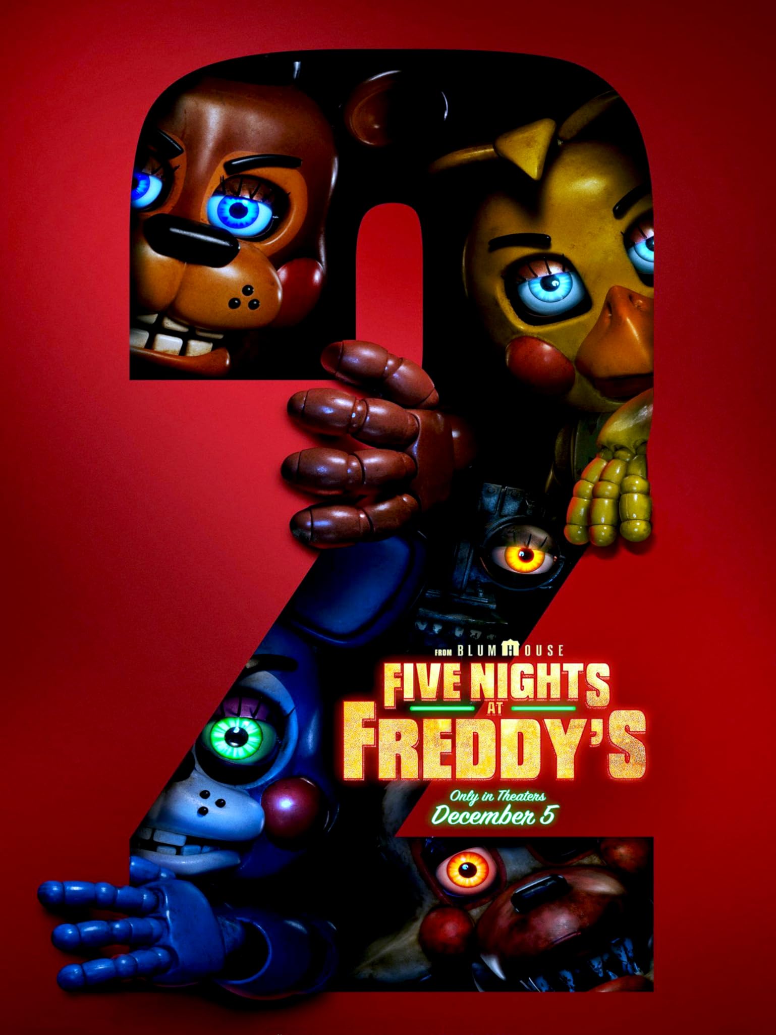 Postercinema Colourful Wall Art Five Nights At Freddy's Poster 2 Cm 30 X 40 Cm