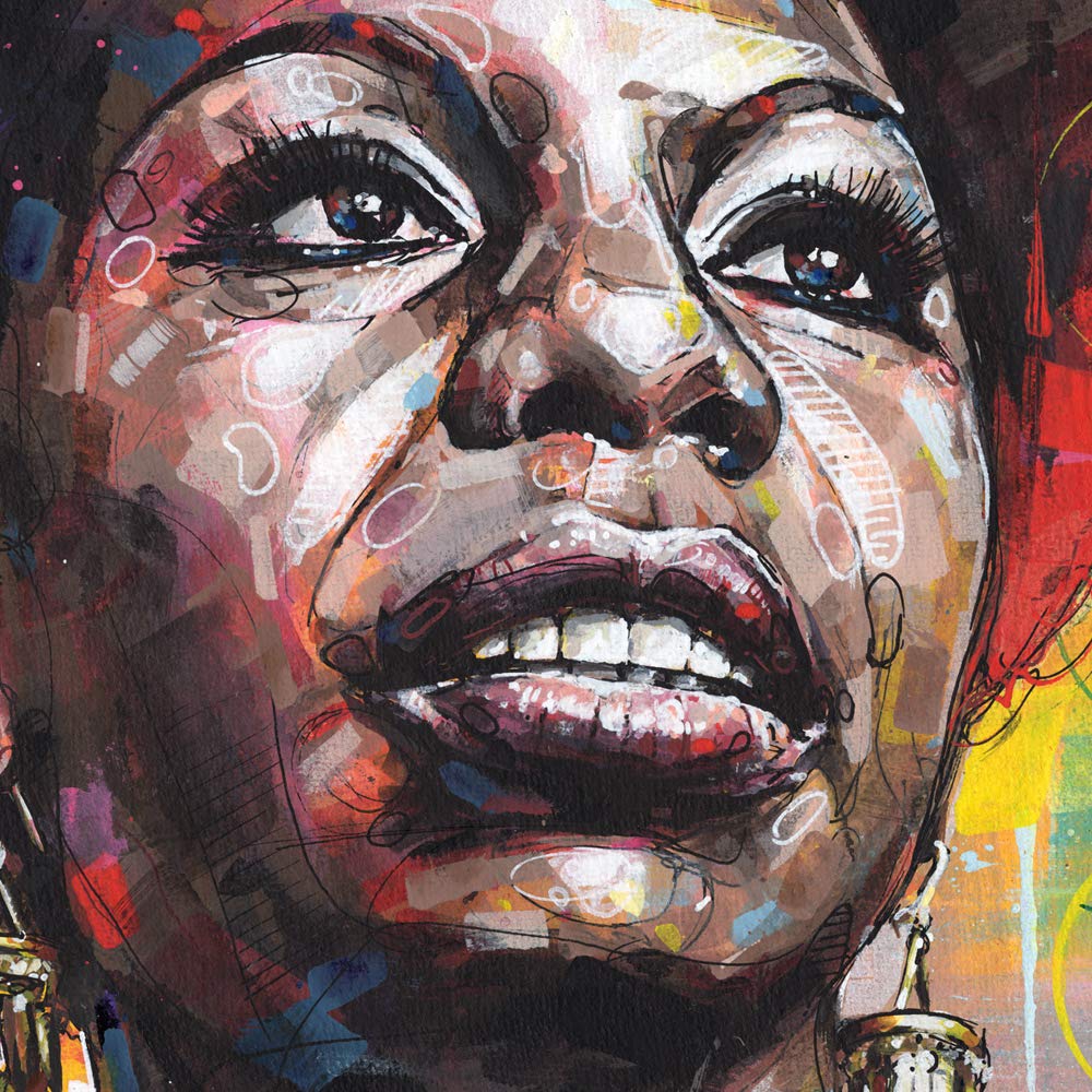 Jazz and Soul 04 Poster musicale 29,7 x 42 cm (A3) - incorniciato e firmato