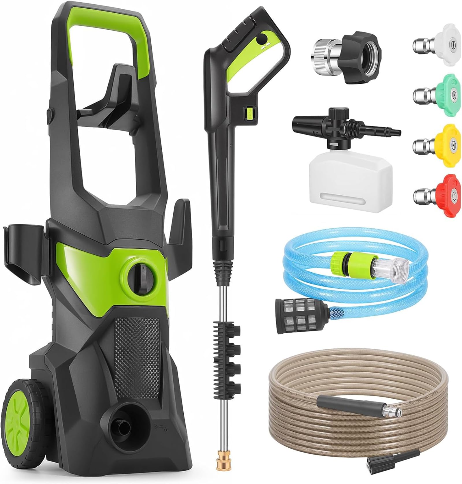 Amazon | 【2024年冬新登場】高圧洗浄機 1800W 17MPa 水道直結 4