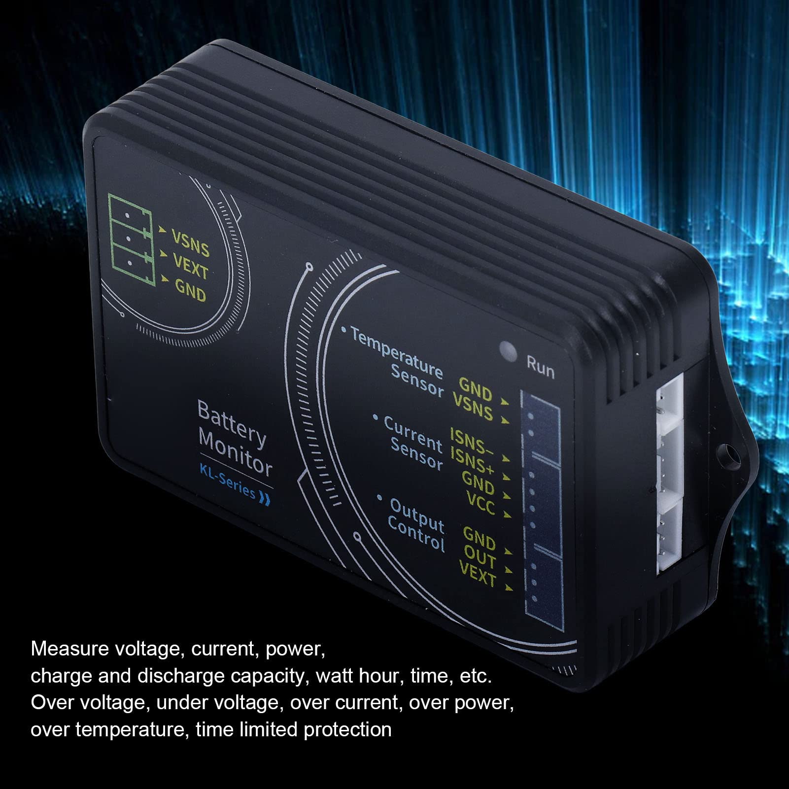 Monitor Baterii Bluetooth 400A 0-120V Bezprzewodowy Miernik Napięcia Kontrola Aplikacji Akcesoria RV KL140F Woltomierz DC Kulometr do łodzi Motorowej Samochodu