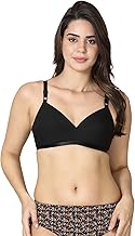 VSTAR Glory Bra for Women Single Layered Pointed Seamed Cup Medium Coverage Bra U-Back Ideal for Saree Blouses & Ethnic Wear