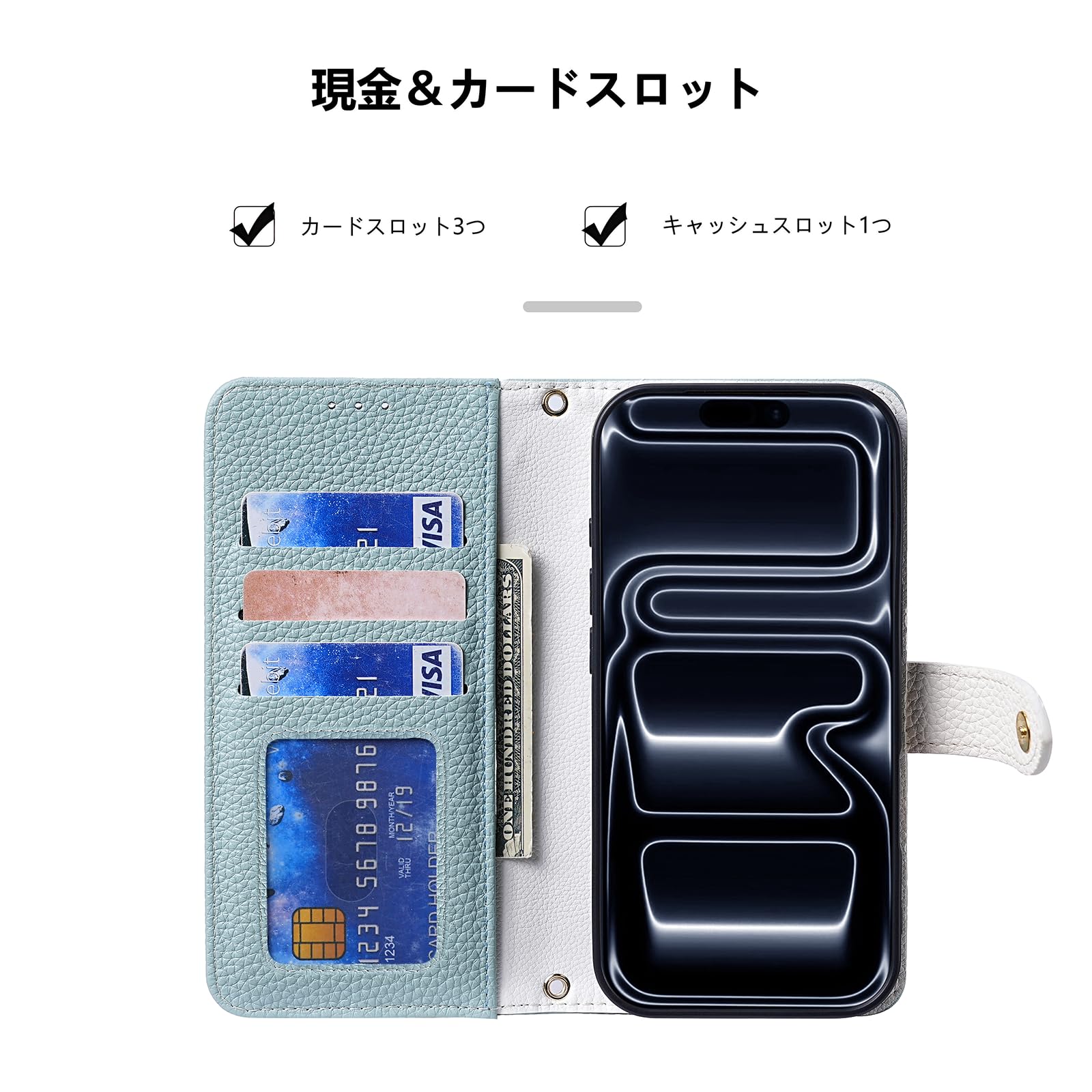 Amazon.co.jp: GadGix 向けの iPhone 17 Pro Max ケース 手帳型