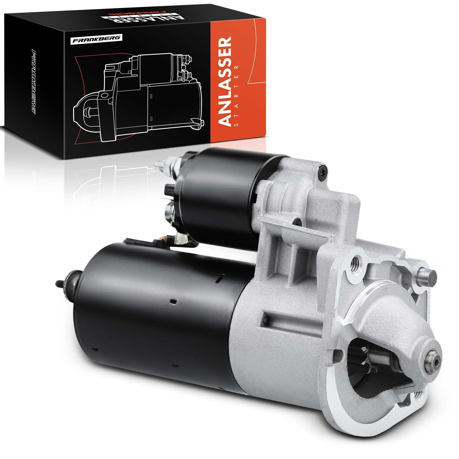 Frankberg Motor de arranque para automóvil 1,4 KW/12 V/9 dientes