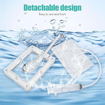 Molecular Gastronomy Kit, 96 Holes Roe Sauce Dispenser with Syringe Spoon, Professional Caviar Maker Kit, Detachable Caviar Box Spherification Kit, Caviar Maker Box for Home Desserts