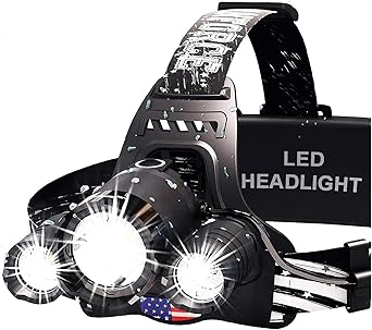 DanForce Headlamp Rechargeable Flashlight HeadLamps Photo