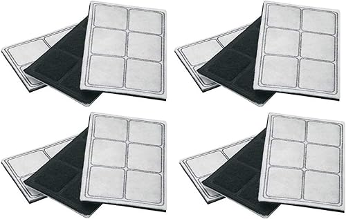GOLDTONE Paquete de 12 filtros de agua de repuesto de carbono para perros y gatos de 6 cámaras para fuentes Drinkwell para mascotas, (paquete de 12)