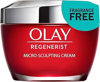 Olay Regenerist Micro-Sculpting Cream Face Moisturizer, Fragrance-Free, 1.7 oz