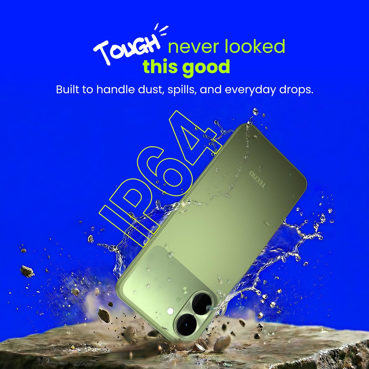 POP X (Chilly Green, 4GB+64GB) | 120Hz 6.74