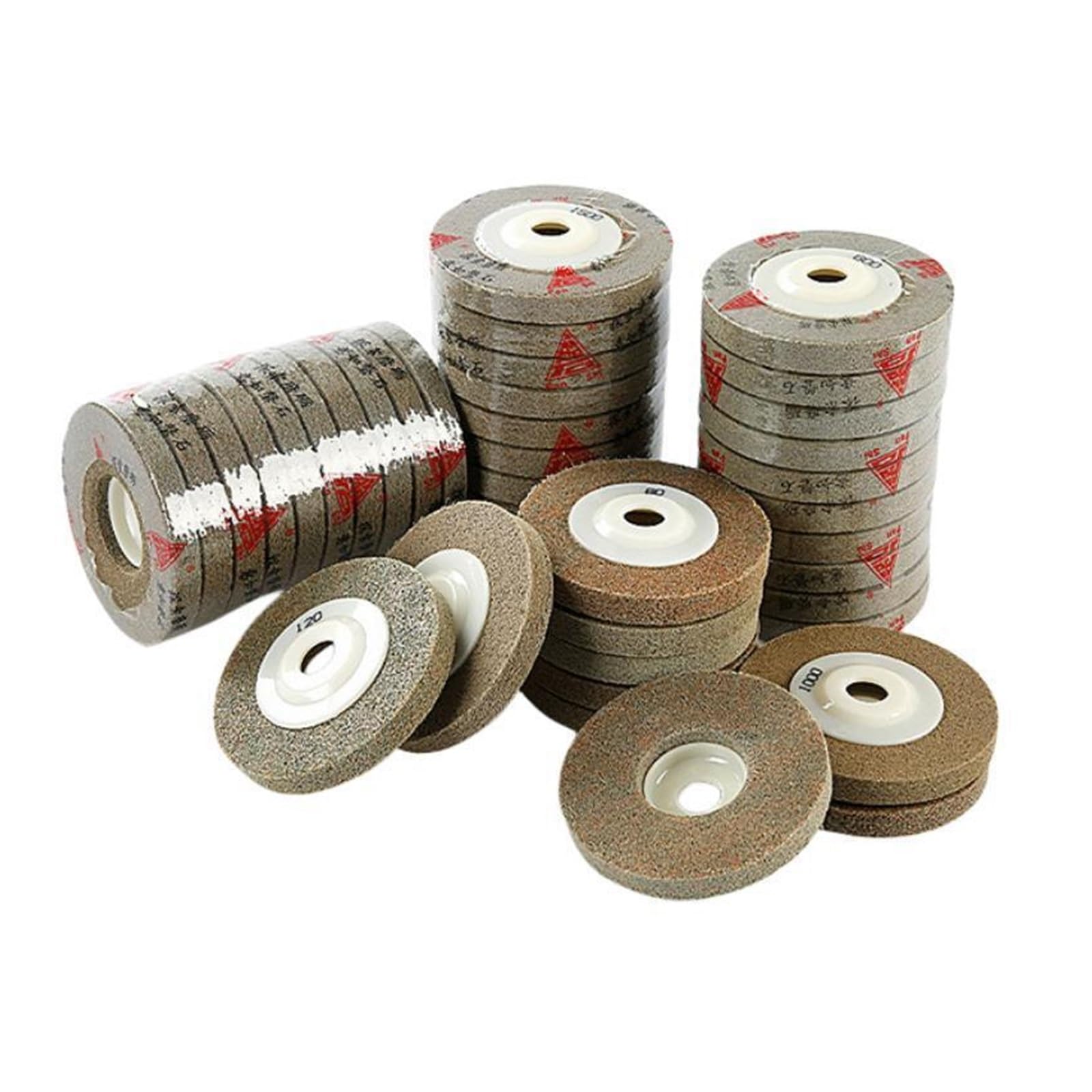 Polerka na Mokro, 10 sztuk/zestaw 4 Cal 100mm włókno gąbczaste diamentowe tarcze polerskie do polerowania na mokro za pomocą kamienia Buff granit marmurowe podkładki polerskie(10Pcs Grit 120)