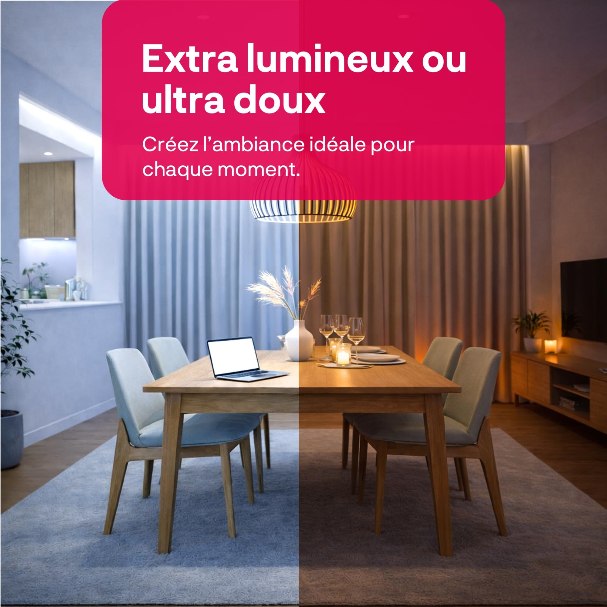 innr Ruban LED Zigbee 5m, White & Colour, pour Hue* et hubs Zigbee