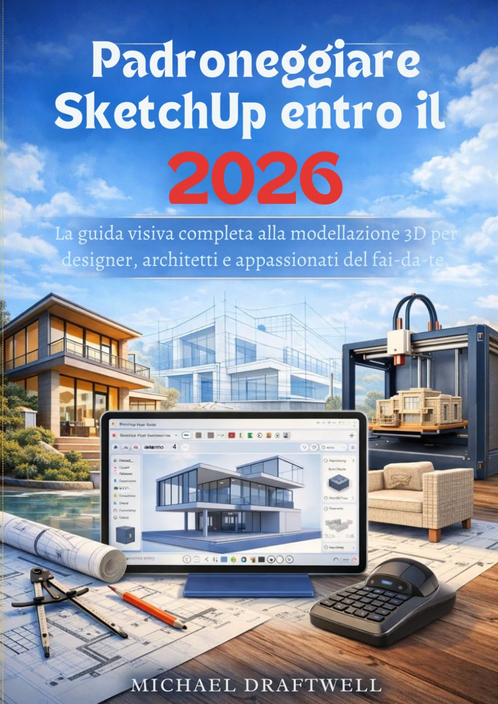 Padroneggiare SketchUp entro il 2026:La guida visiva completa alla modellazione 3D per designer, architetti e appassionati del fai-da-te.