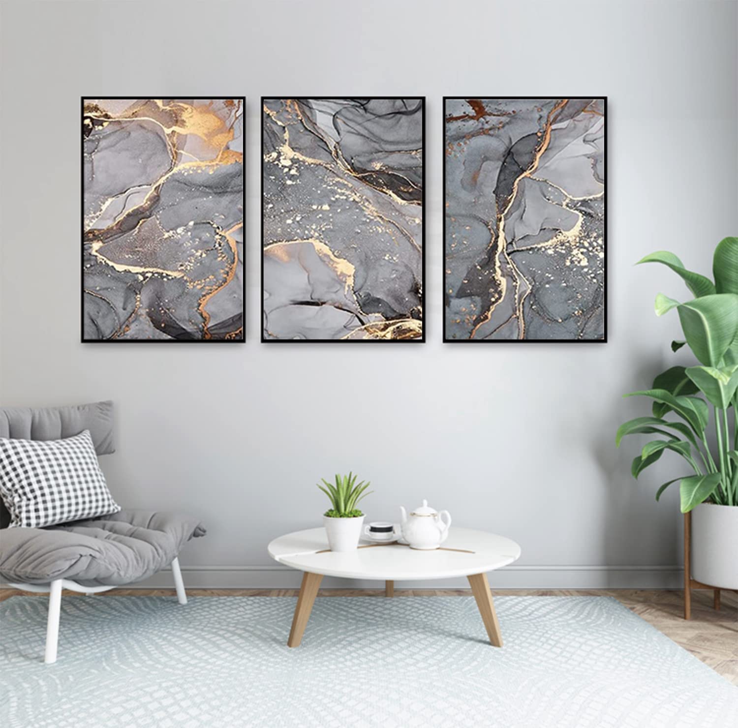MKHFUW Modern Abstract Wall Painting Art Decoration, Islamic Picture, Arabic Calligraphy Decoration, Ink Painting Poster - Image 4