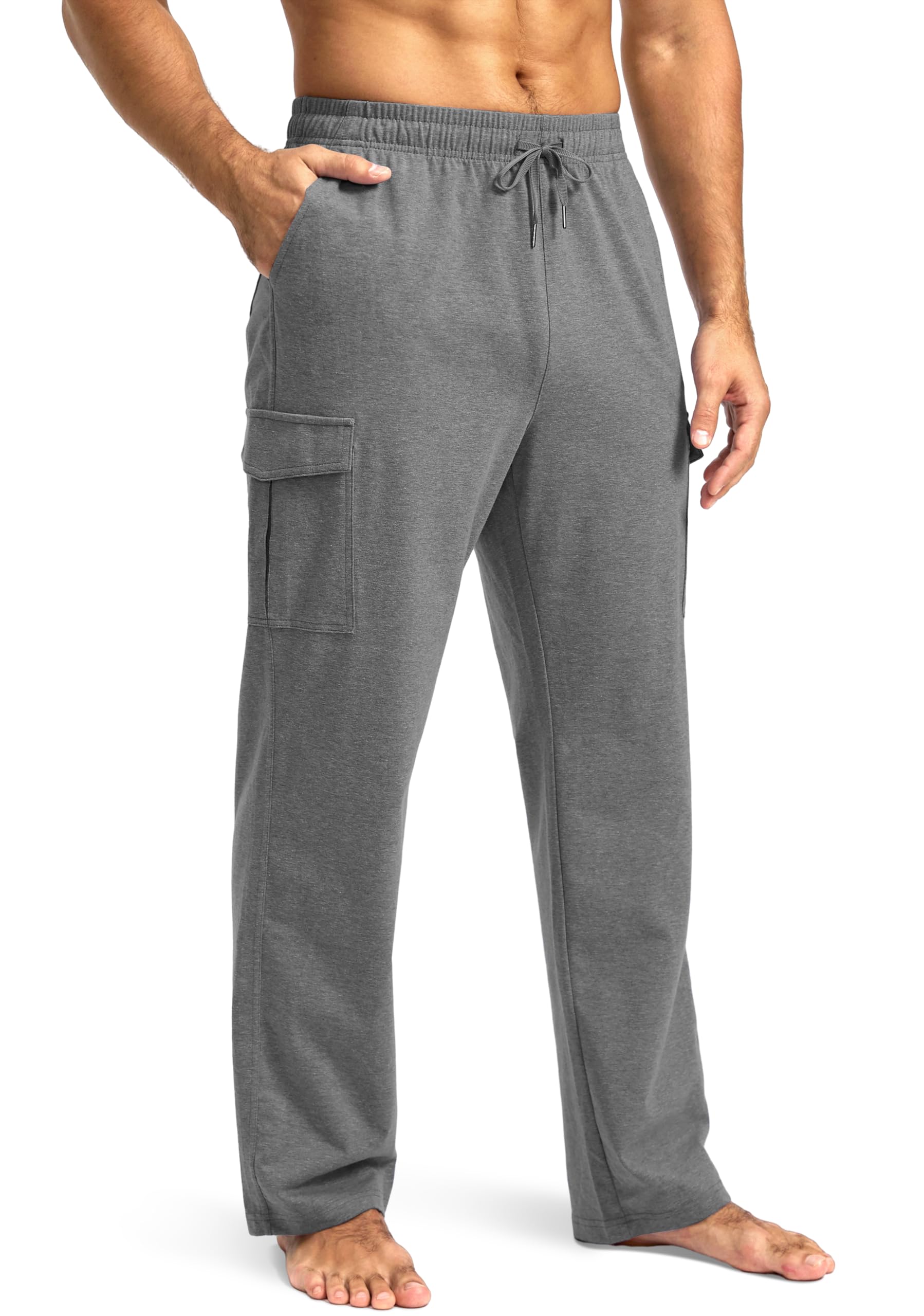 Pudolla Men's Cotton Sweatpants
