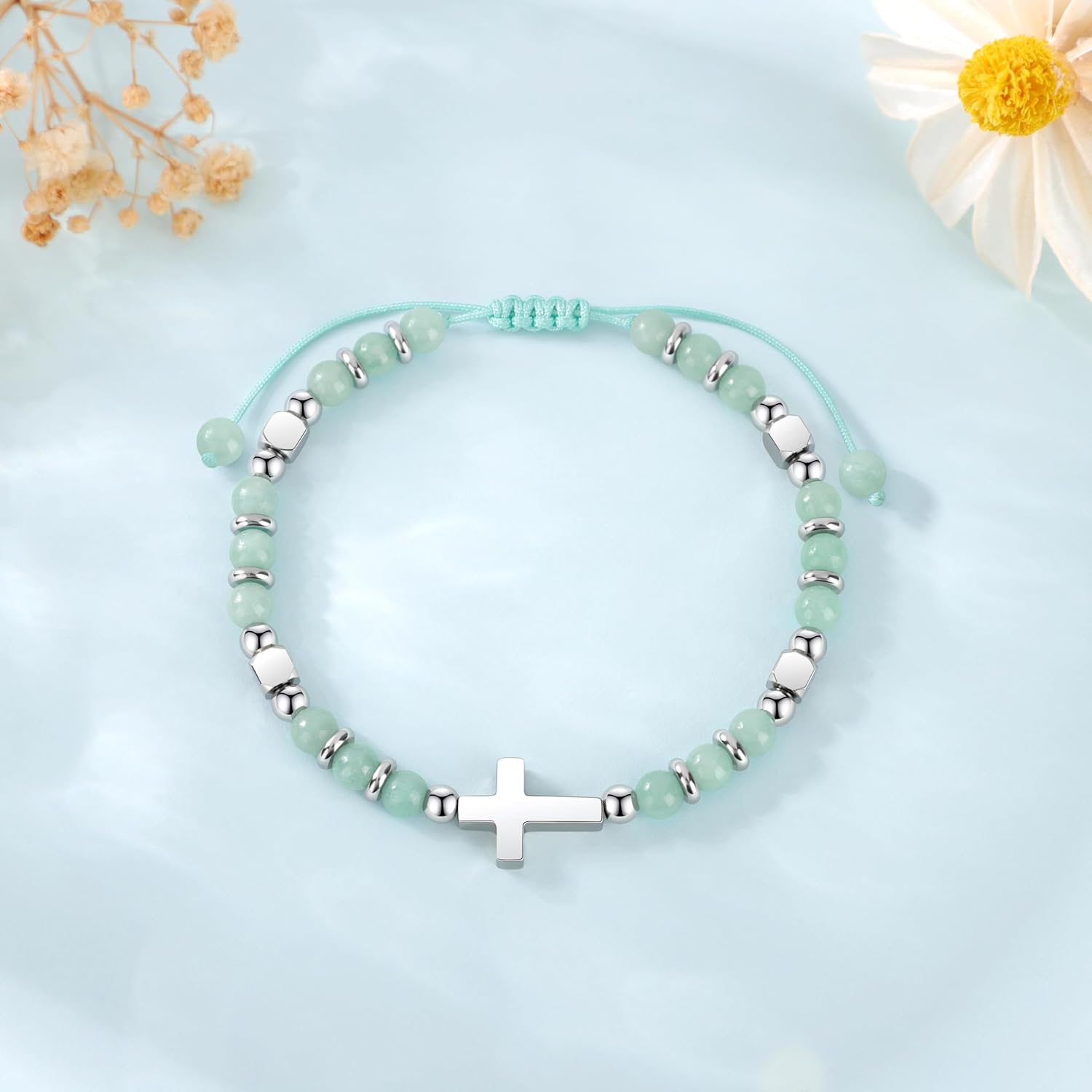 Gifts for Teen Trendy Stuff Natural Stone Bracelets Teen Birthday Gifts Cute Teenager Jewelry for Back to Scool East Christmas Gifts