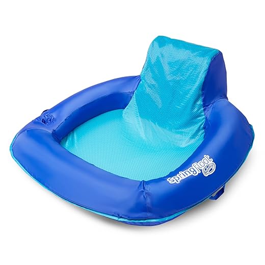 SwimWays Spring Float SunSeat Floating Chair for Pool, Beach, and Lake