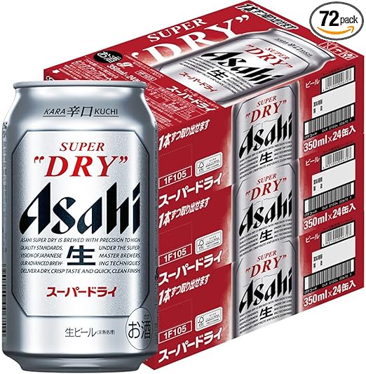 スーパードライ [新・辛口 生 ビール]アサヒ缶 [ ビール 350ml×72本 ] 3ケースまとめ買い