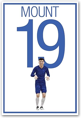 Miniatura 2 de Mason Mount Poster - Chelsea Soccer Print - Soccer Art - Unframed Football Print - Soccer Decoration - Mount Soccer Poster - Graphics 17 - Mason