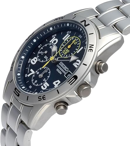 Vista 3 de Seiko Overseas Model, Reverse-Imported, Quartz Chronograph Wristwatch