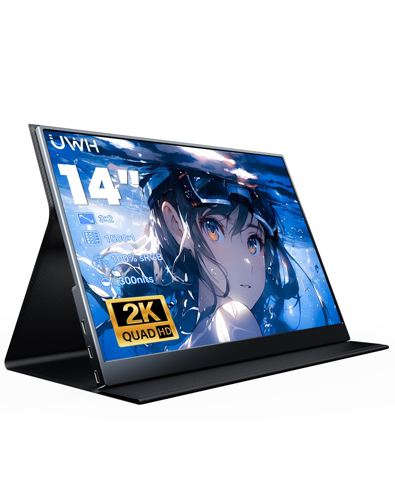 Amazon.co.jp: UWH 14 インチ 2K ポータブルモニター3：2 2160×1440P