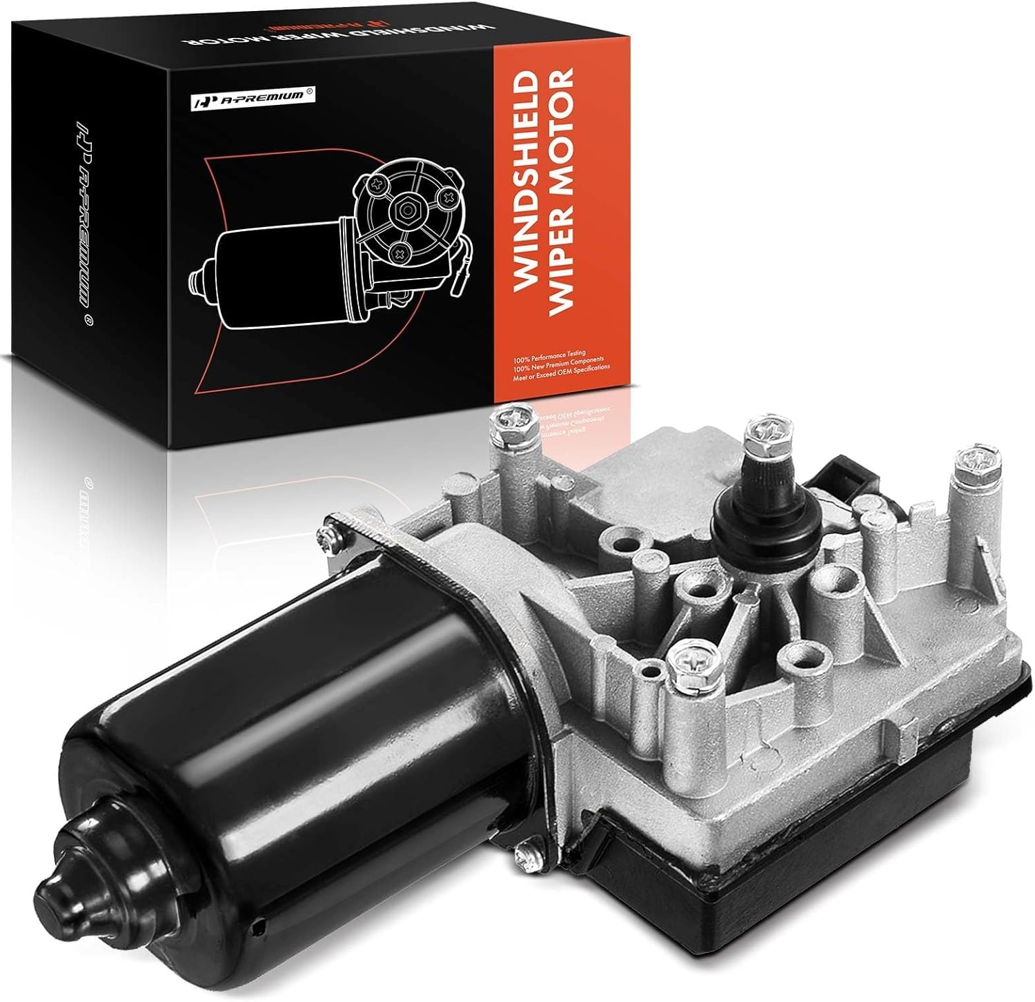 A-Premium Front Windshield Wiper Motor Compatible with Pontiac Montana 1999-2005, Trans Sport 1997-1998 & Chevrolet Venture 1997-2005 & Oldsmobile Silhouette 1997-2004, 3.4L, 5-Pin