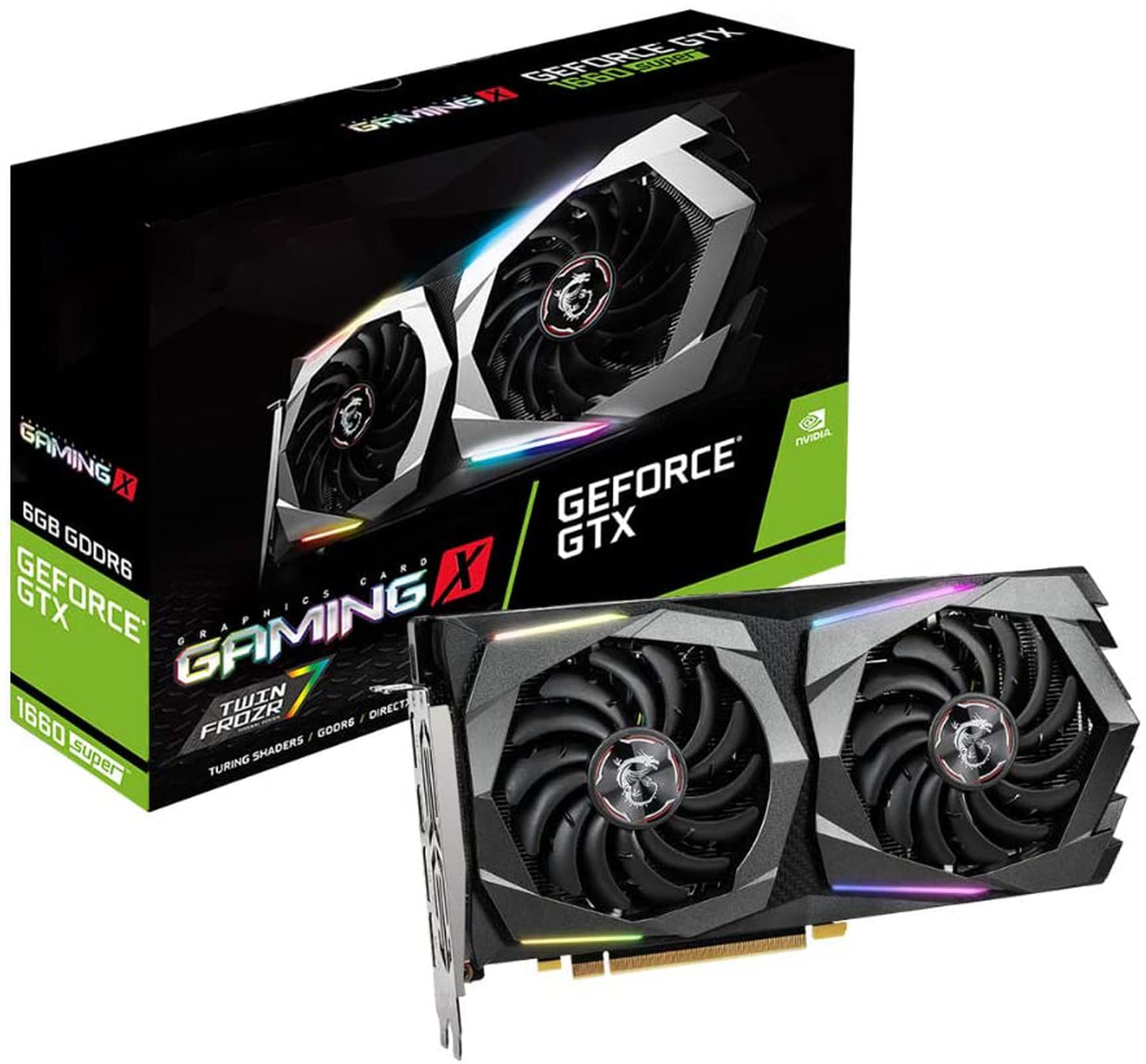 GeForce GTX 1660 Super Gaming X NVIDIA 6GB GDDR6 Graphics Card