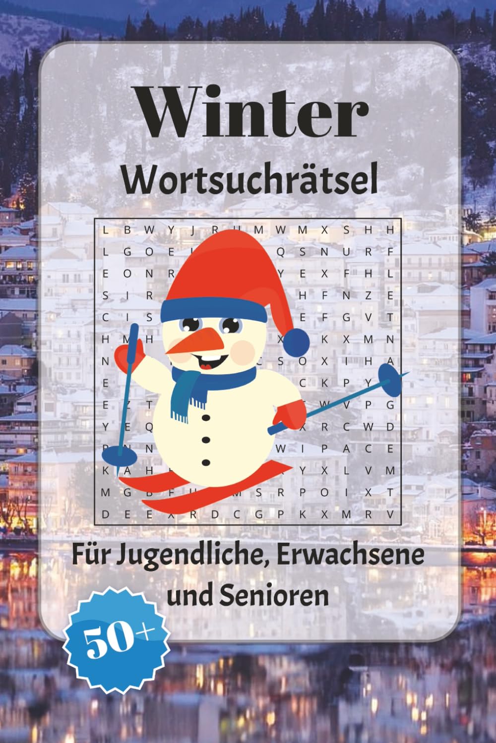 Winter Wortsuchrätsel: Wortsuchrätsel mit leicht lesbarer Schrift zu Schnee, Weihnachten, Urlaub und mehr | 6x9 Zoll, 110 Seiten | Über 50 Rätsel … Geschenkidee für Urlaub, Feiertage und Entspannung