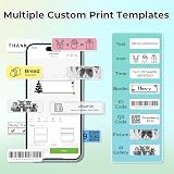Nelko Label Maker P21 Portable Bluetooth Sticker Printer with Tape, Wireless Mini Label Makers for Organizing Storage Barcode Office Home, White - 3