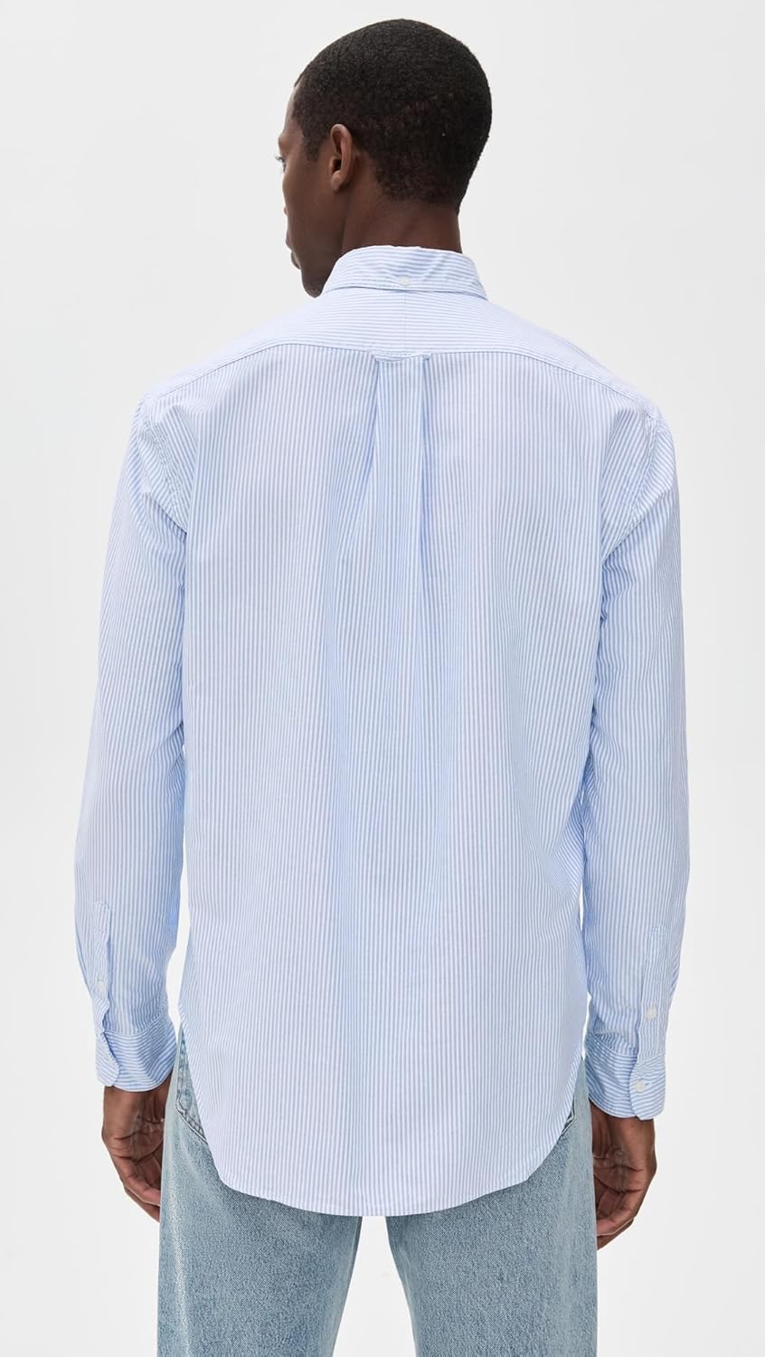 Men's Striped Oxford Shirt - Image 3