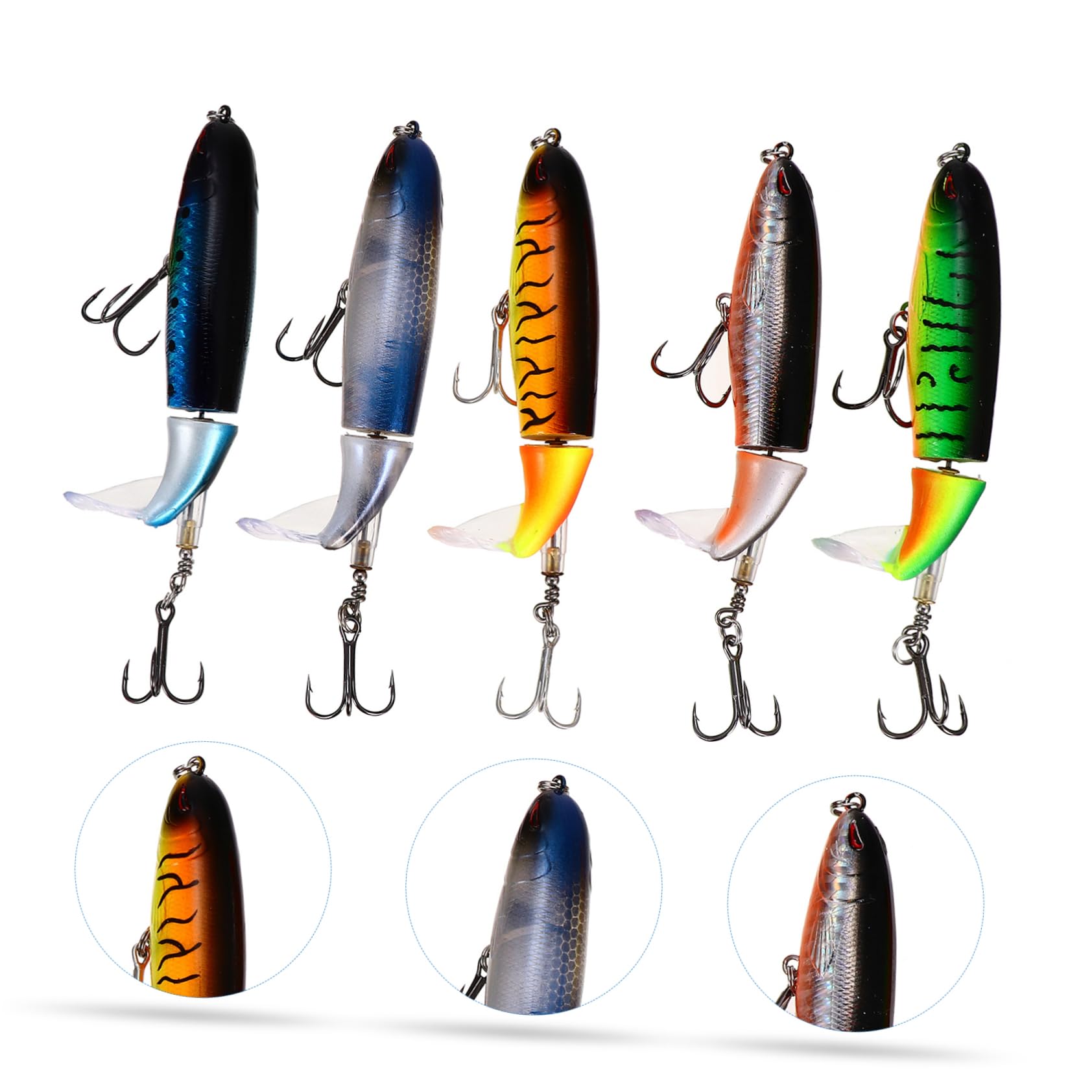 TOYANDONA Carnada Anzuelo Triple Aparejos De Pesca En El Mar Cebos Tanque Largo Artificial Cebo De Simulación Herramienta De Pesca Equipo De Pesca Al Aire El Plastico