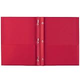 Avery Two Pocket Folders with 3 Prong Fasteners, Holds 70 Sheets, 25 Red Folders (47979) – view 8