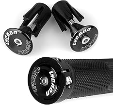 LYCAON Poignées de Guidon de vélo, antidérapante avec Serrure en Aluminium pour Scooter Cruiser Chaise roulante en vélo