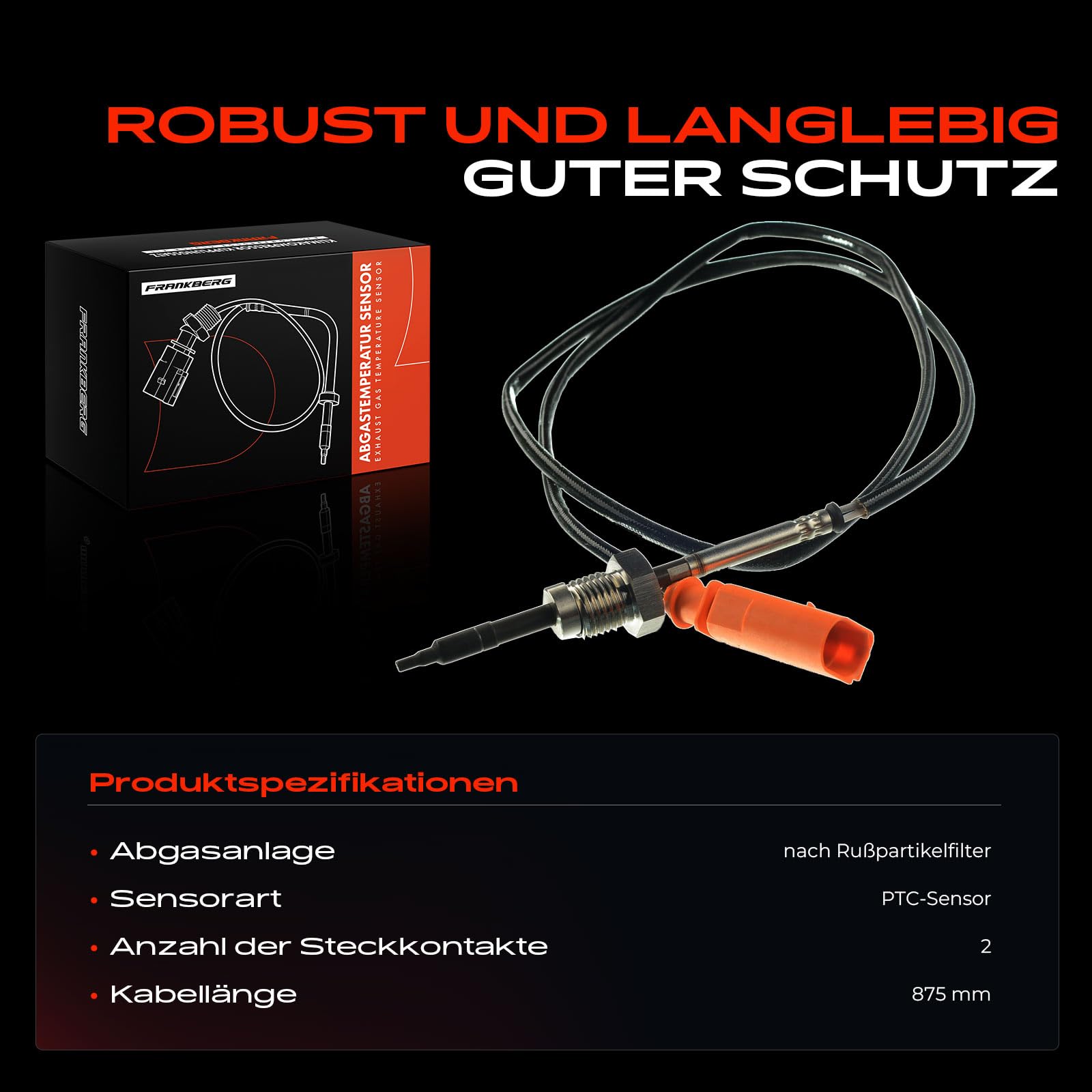 Abgastemperatursensor Nach Katalysator für A3 8P Altea 5P1 Leon 1P1 Octavia II 1Z Beetle 5C Golf 5K Diesel 2008-2018 03L906088CC