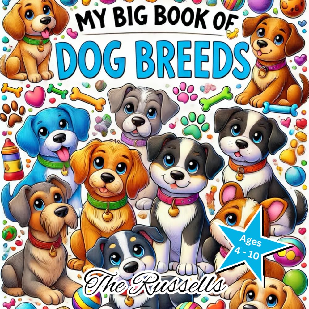 My Big Book Og Dog Breeds: A Fun & Fluffy Coloring Adventure!