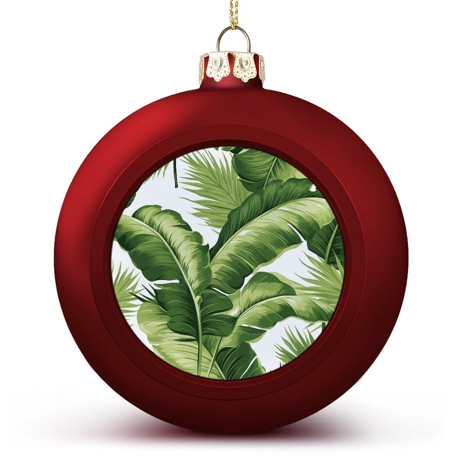 Suspension de Noël feuille de palmier pour un décor de mariage et fête réussi