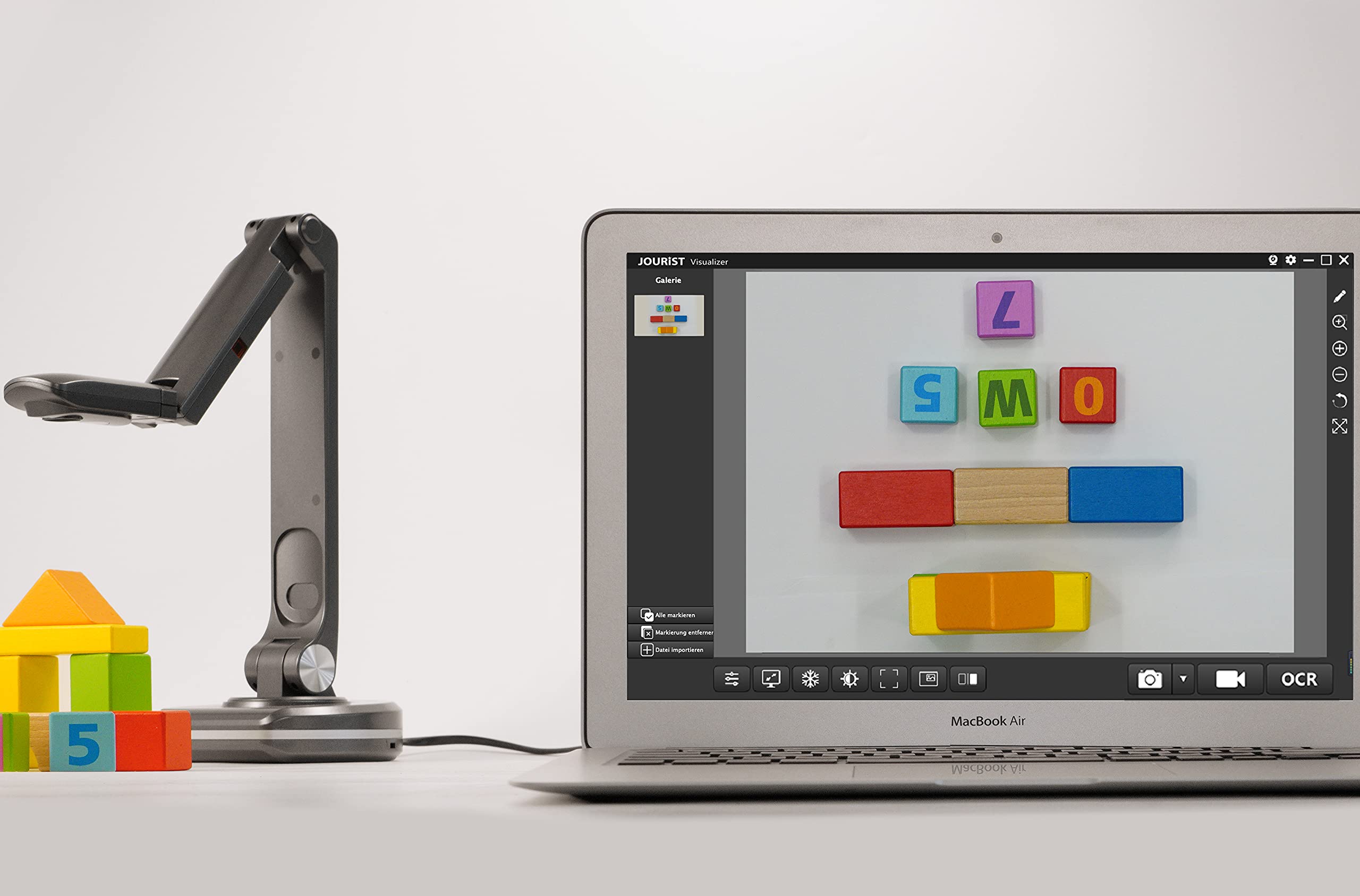 JOURIST DC80 Document Camera / Visualiser, Ultra HD resolution 8