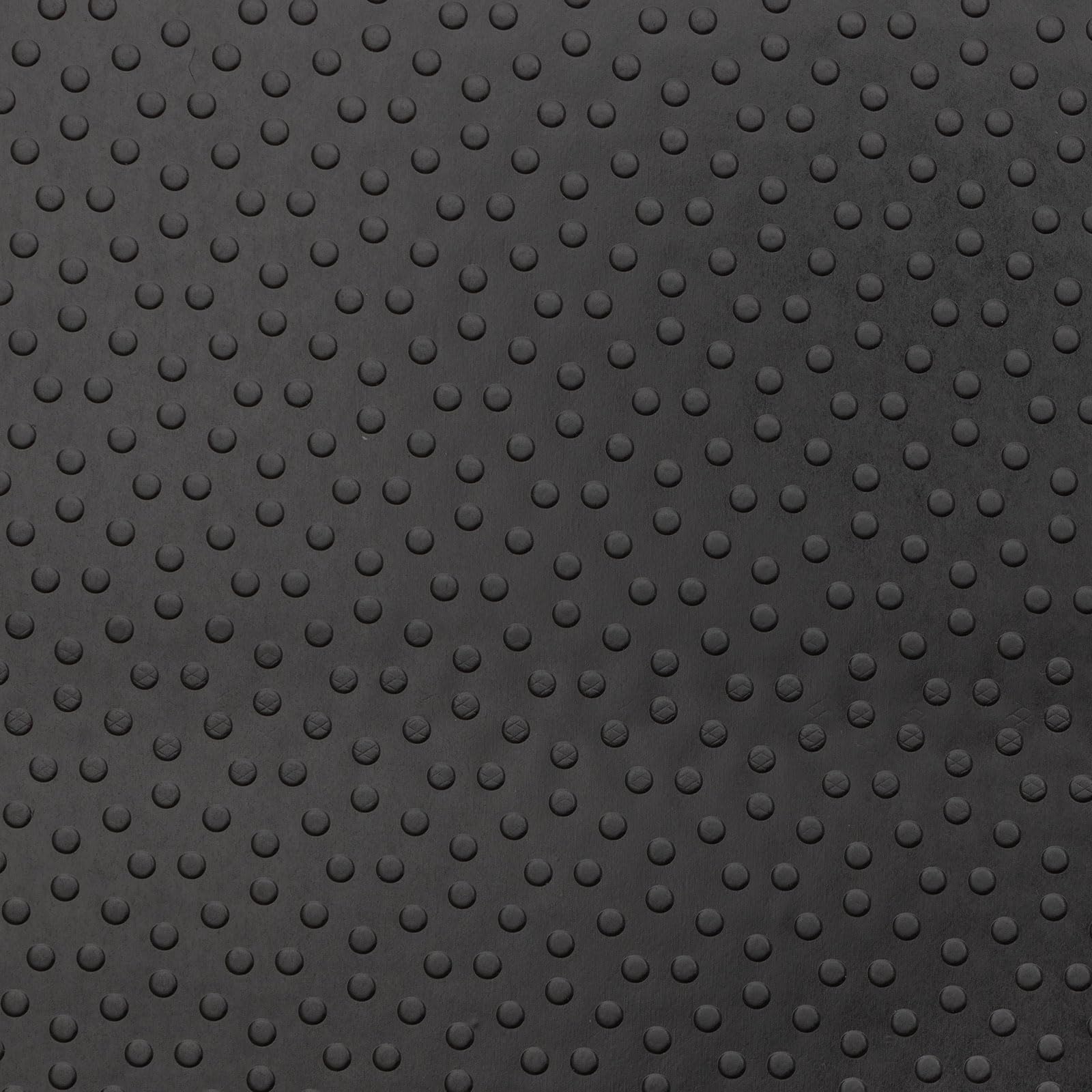 Floordirekt PVC Bodenbelag Dots - Gummimatte - Stärke: 2mm - Noppenmatte Antirutschmatte - rutschfest und unempfindlich gegen Flüssigkeiten & Schmutz - Universell einsetzbar (Schwarz, 120 x 150 cm)