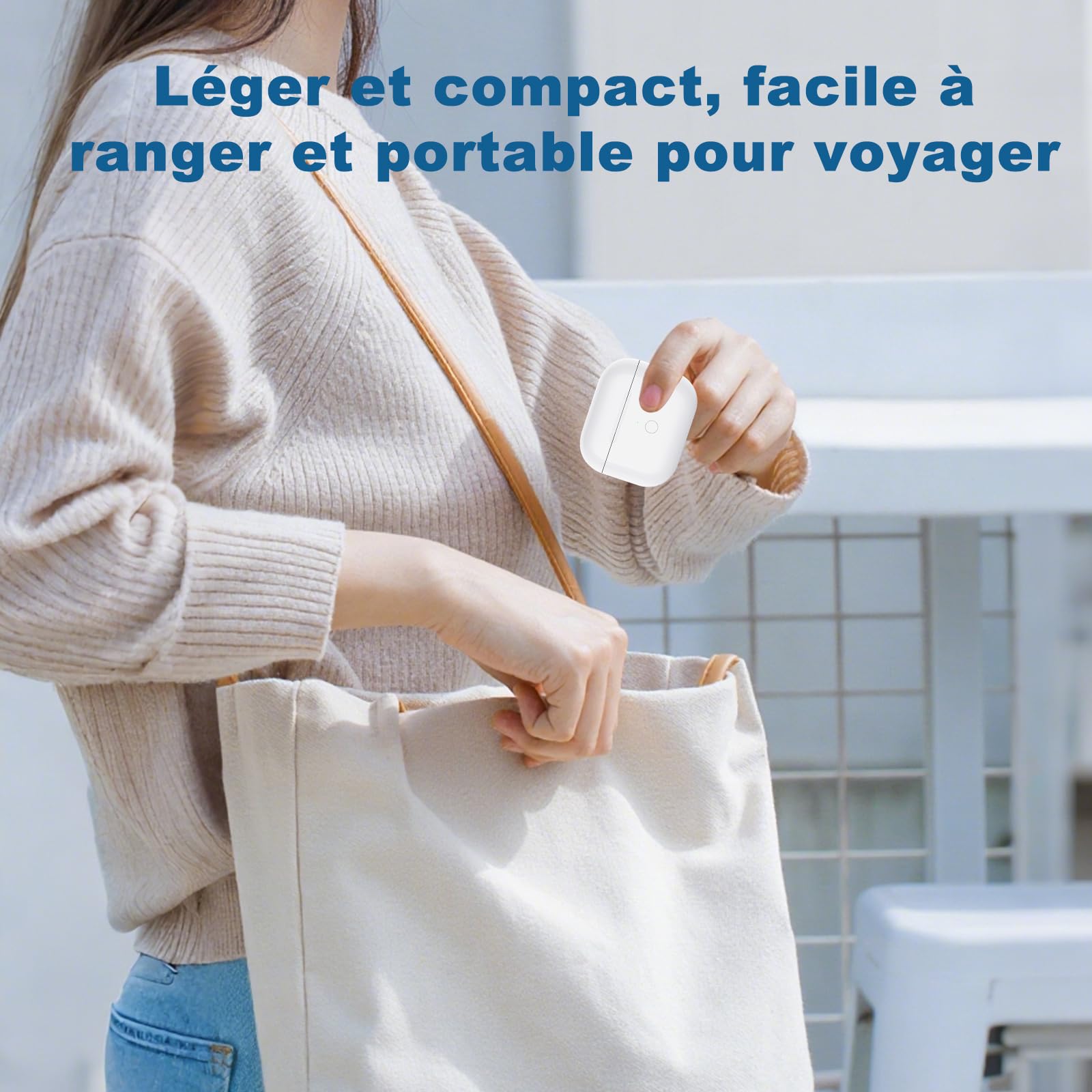 EFAITH Boîtier de Charge sans Fil Compatible Air Pod 3, Remplacement de Boîtier Recharge sans Fil avec Bouton de Couplage Compatible (Pas d'écouteurs)