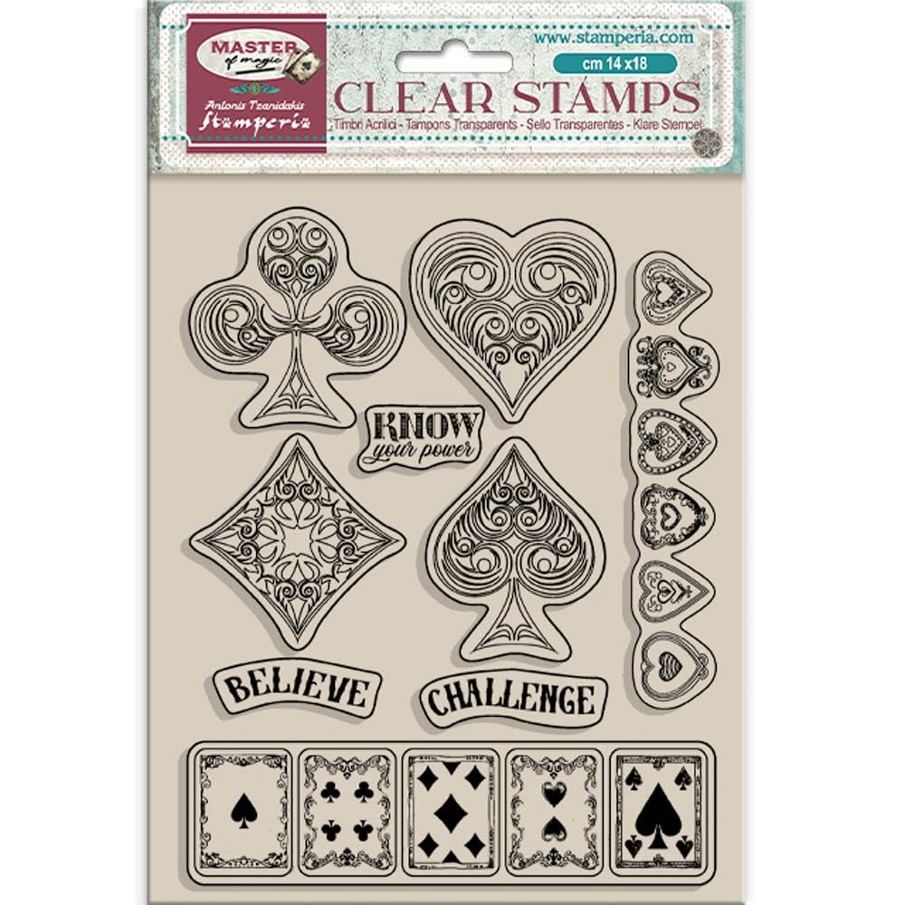 Stamperia - Create Happiness - Oh Là Là - Acrylic Stamp - Tour Eiffel 14cm X 18cm Wtk174