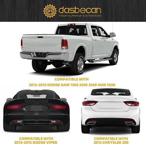 Miniatura 5 de Dasbecan Reemplazo de cámara de respaldo de visión trasera compatible con Dodge Ram 2013-2015 1500 2500 3500 4500 5500 Park Assist Reemplaza la