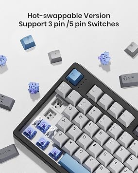 Kisnt KN85 & KN104 Wireless Mechanical Keyboard