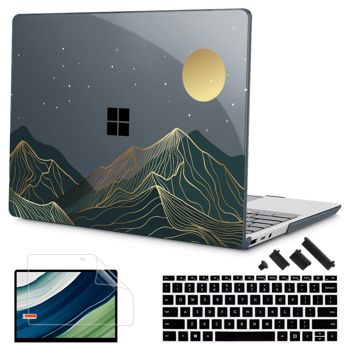 Photo 1 of Mektron Surface Laptop GO 3 Hard Shell Case (12.4")